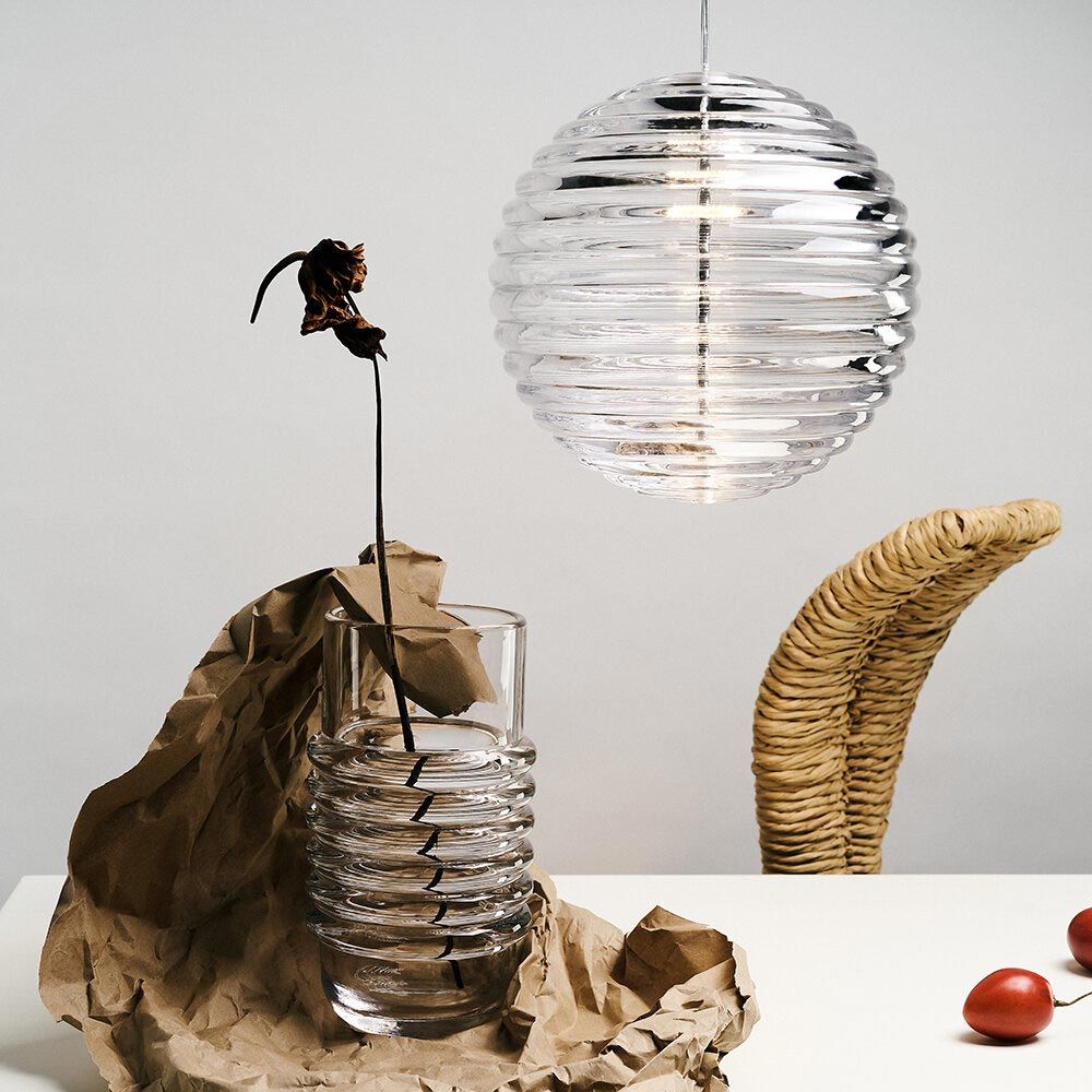 Tom Dixon Press Sphere Glas-Pendelleuchte