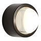 Tom Dixon Spot Wandleuchte mit Glaslinse in mattem Schwarz und dicker Glaslinse, ideal für Wand- oder Deckeneinsatz.