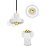 Tom Dixon Stone Pendant Lamp lavet af marmor