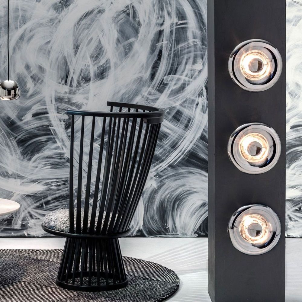 Tom Dixon Void Wandleuchte verspiegelt Ø 30cm