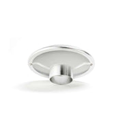 Top Cap reflector for Monza ground spike light in silver finish with a round design.