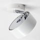 LED Deckenstrahler Puk Maxx Move 360° in modernem Design mit dreh- und schwenkbarem Lampenkopf.