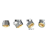 LED loft lampe puk flytte trussel og plisting