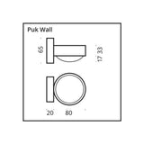 LED Wandleuchte Puk Wall