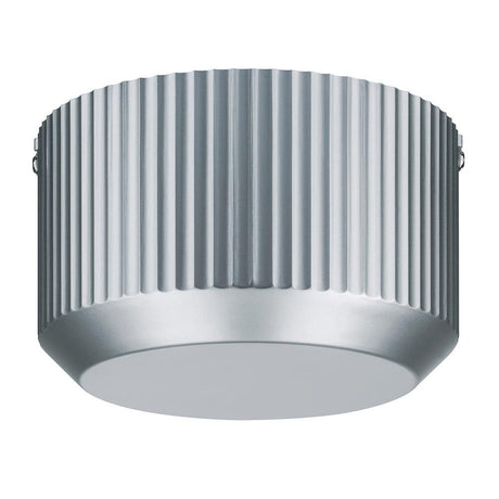 Toroidal decorative transformer max. 80W 12V 80VA chrome, elegant design for halogen track and cable systems.