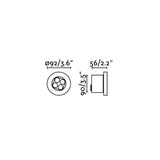 TRAS OUTHOOR LED Built -Spotlight Ip67 Black