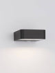 Trendo LED Außenwandleuchte 3000K Anthrazit IP65 an Wand montiert mit elegantem Design und effizienter LED-Technologie.