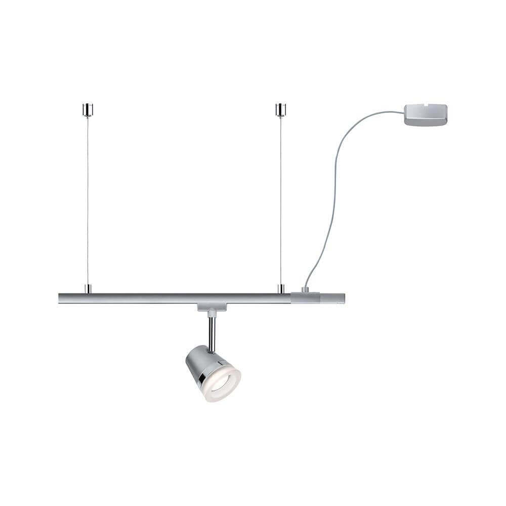 U-Rail Einspeisung 2m Kabel Chrom-Matt