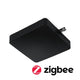 U-Rail Einspeisung Smart Home Zigbee Schwarz-Matt in markantem Design, ideal für moderne Wohnräume.