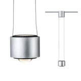 U-Rail LED Pendelleuchte Aldan Chrom-Matt Schwarz