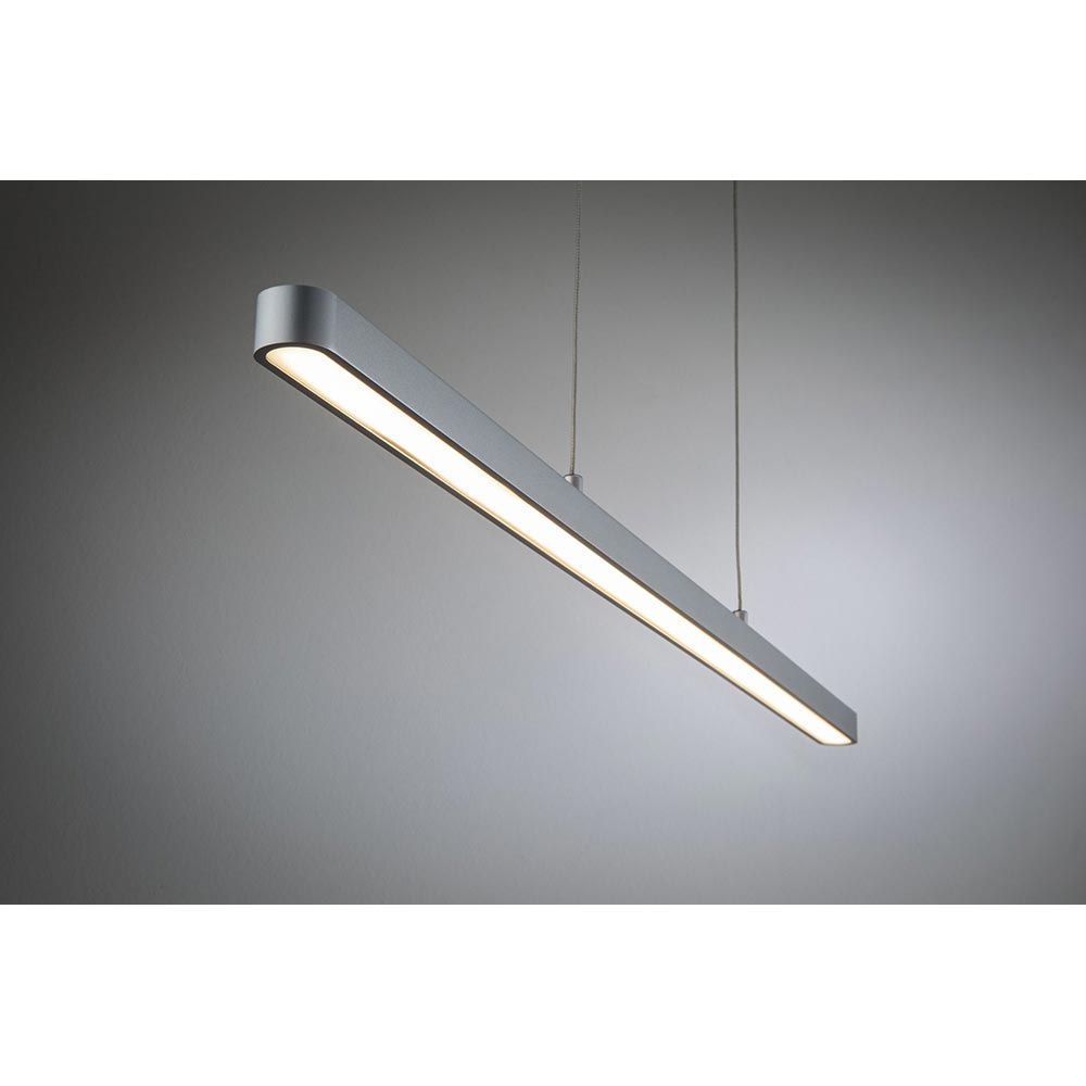 U-Rail LED pendant light Lento dimmable chrome-matt