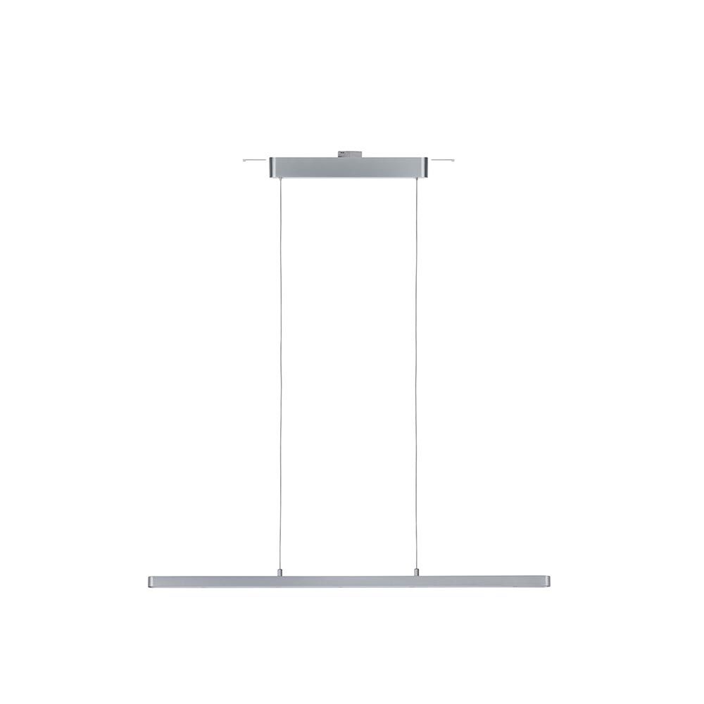 U-Rail LED pendant light Lento dimmable chrome-matt