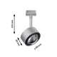 U-Rail LED Schienenspot Aldan Einzelspot Dimmbar mit Maßen 165 mm x 60 mm x 98 mm.