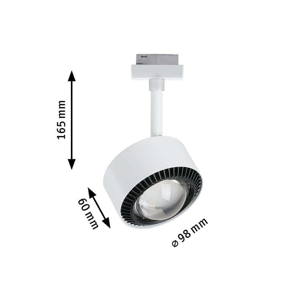 U-Rail LED Schienenspot Aldan Einzel-Spot Dimmbar Weiß, Schwarz