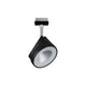 U-Rail LED Schienenspot Arena Einzelspot Dimmbar Schwarz-Matt, Chrom mit elegantem Design und direktionalem Licht.