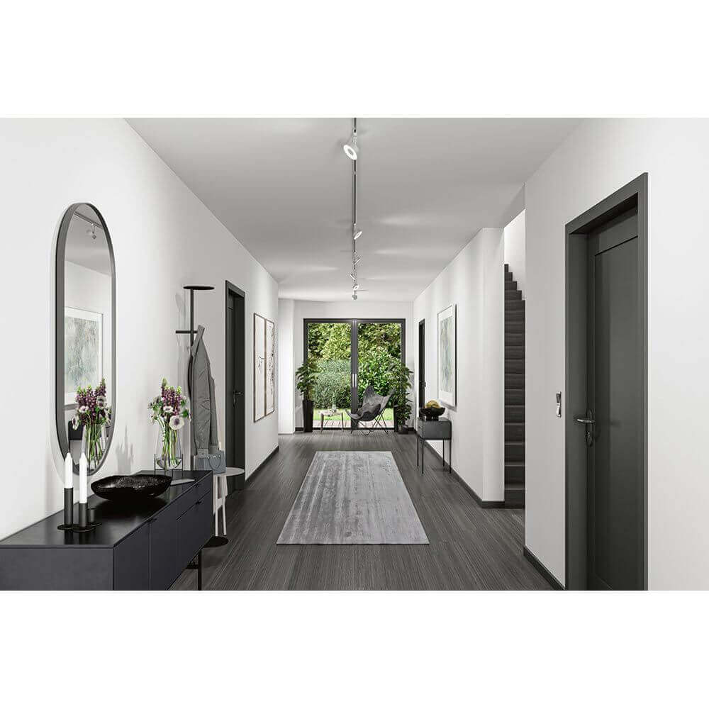 U-Rail LED Schienenspot Circle Chrom-Matt Dimmbar