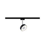 U-Rail Led Rail Spot Circle Single Spot Dimble Black, Chrome