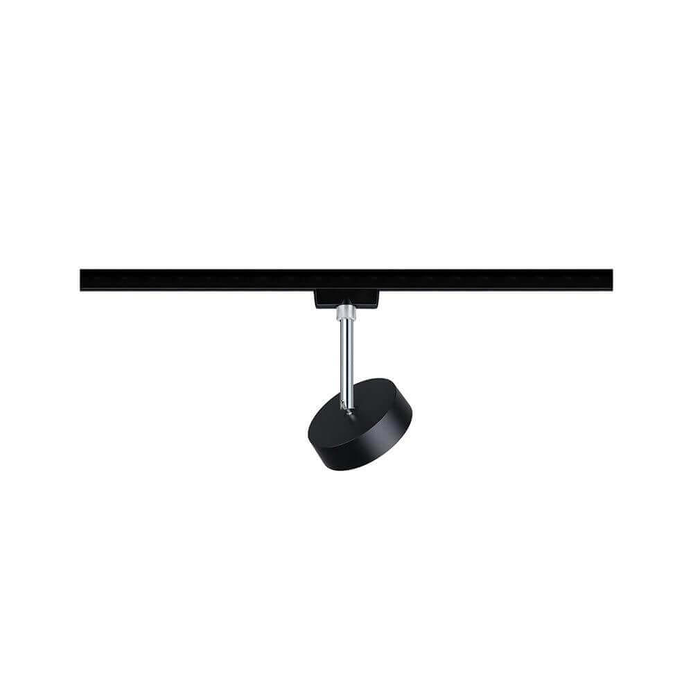 U-Rail Led Rail Spot Circle Single Spot Dimble Black, Chrome