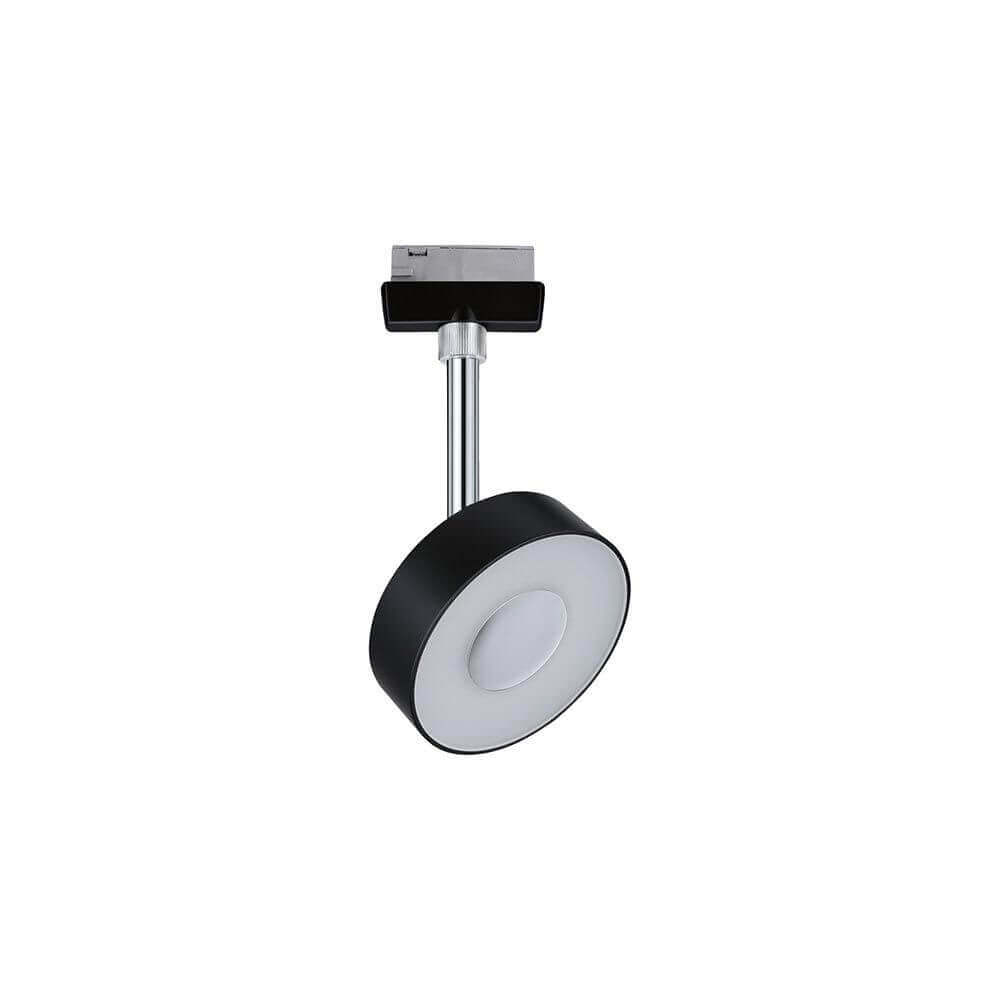 U-Rail Led Rail Spot Circle Single Spot Dimble Black, Chrome