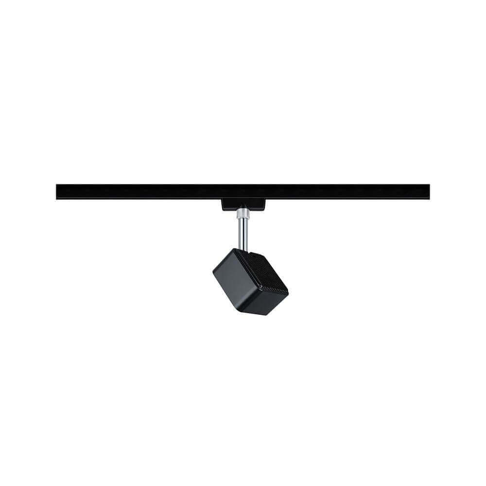 U-Rail LED Schienenspot Cube Spot Schwarz-Matt Dimmbar