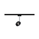 Spot a LED a LED U-rail Discus Spot singolo Dimmabile Black-Matt, Chrome