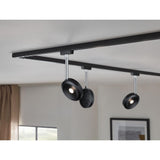 Spot a LED a LED U-rail Discus Spot singolo Dimmabile Black-Matt, Chrome