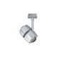 U-Rail LED Schienenspot Oculus Einzelspot Dimmbar Chrom-Matt mit 2-seitigem Lichtaustritt und Kugel-Linse