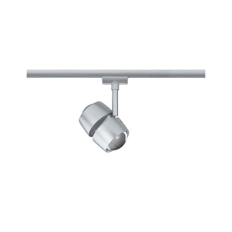U-Rail LED projecteur sur rail Oculus spot individuel Dimmable Chromé mat monté sur un rail.