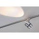 U-Rail LED Schienenspot Oculus Einzelspot Dimmbar Chrom-Matt an der Decke installiert.