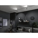 U-Rail LED Schienenspot Oculus Einzelspot Dimmbar Chrom-Matt in modernem Wohnzimmer mit stilvollem Design.