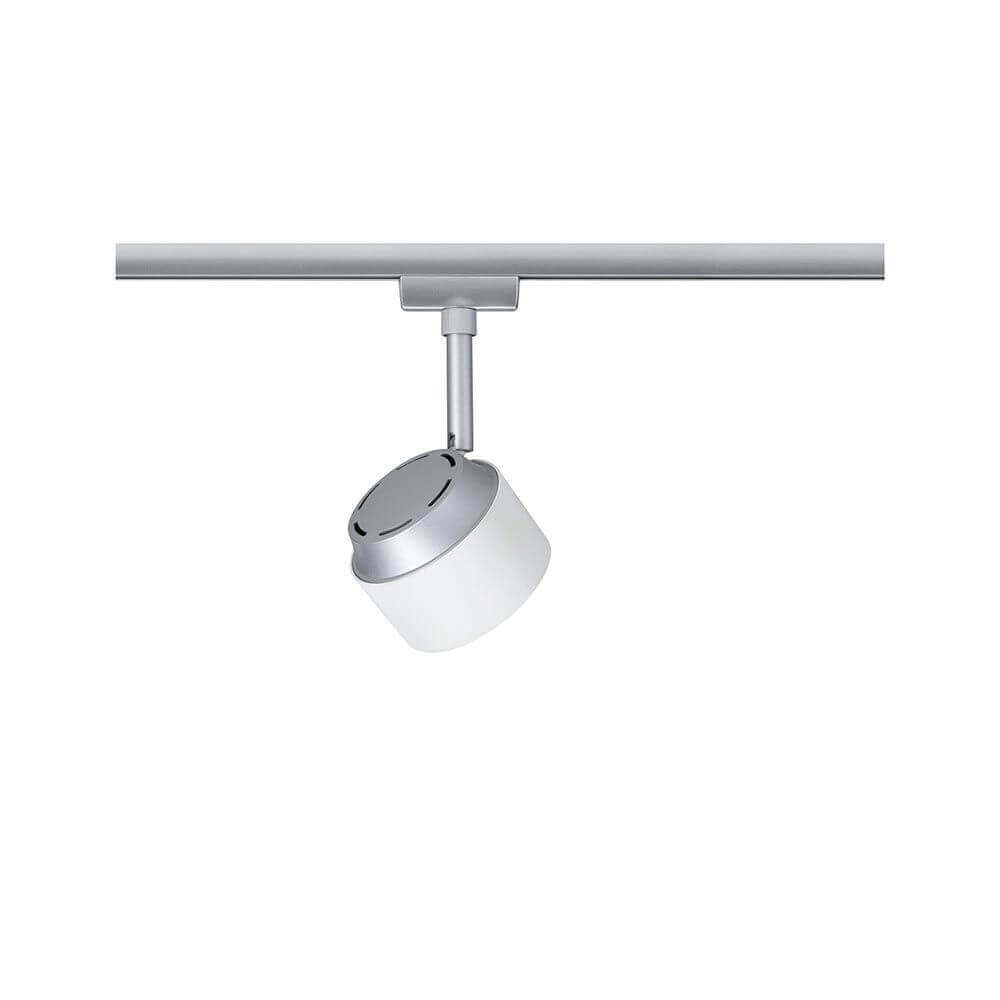 U-Rail LED rail show Pane single spot white, chrome-matt