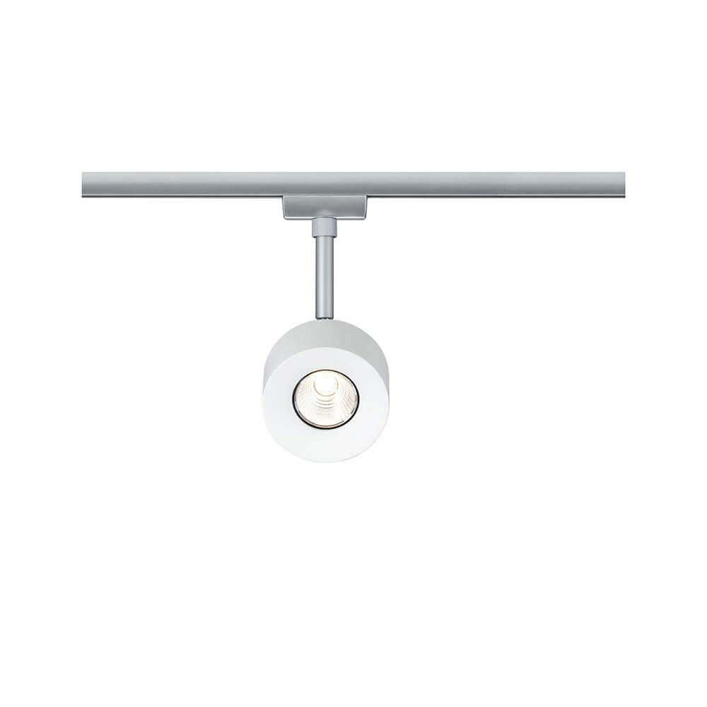 U-Rail LED rail show Pane single spot white, chrome-matt