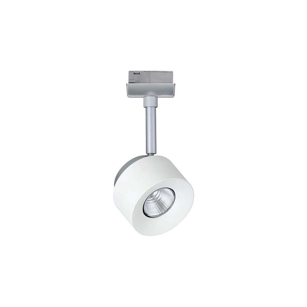U-Rail LED rail show Pane single spot white, chrome-matt