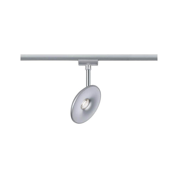 U-Rail LED Schienenspot Sphere Einzelspot Chrom-Matt Dimmbar, neutralweißer URail Spot mit Kugellinse