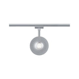U-Rail LED -raidekohtainen pallo yhden spot Chrom-Matt Dintable