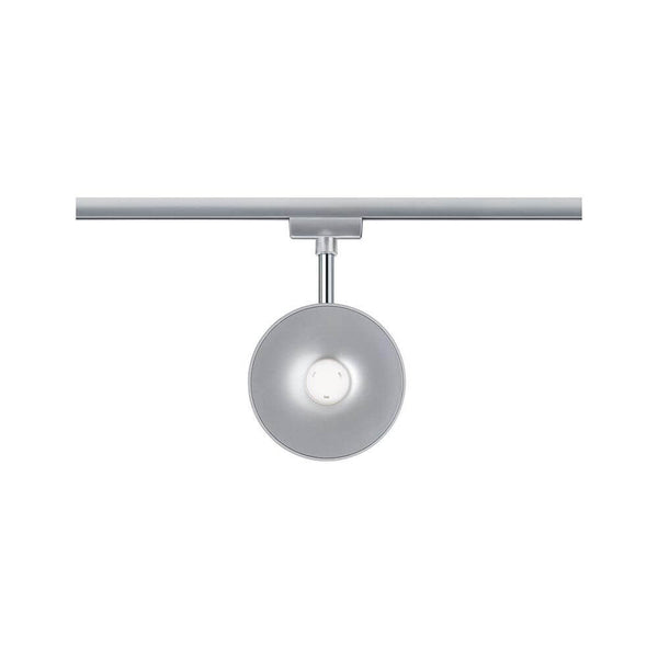 U-Rail LED Schienenspot Sphere Einzelspot Chrom-Matt Dimmbar mit Kugellinse für gezielte Wandbeleuchtung