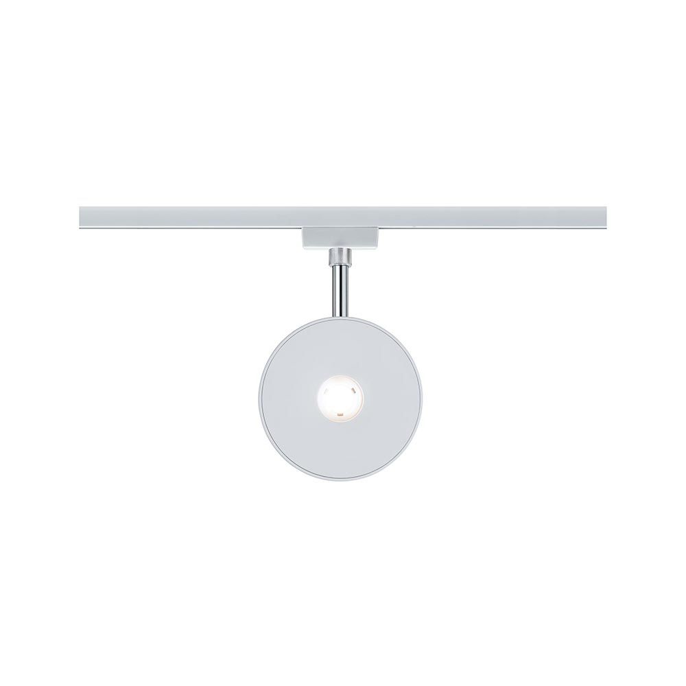 U-Rail LED Rail Spotl Sphere Single Spot blanc, Chrome