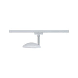 U-Rail LED Rail Spotl Sphere Single Spot blanc, Chrome