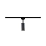 U-Rail LED Schienenspot Tubo Einzelspot Schwarz-Matt, Chrom