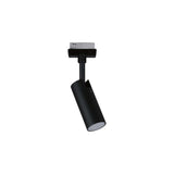 U-Rail LED Schienenspot Tubo Einzelspot Schwarz-Matt, Chrom