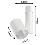 U-Rail LED Schienenspot Zeuz Einzelspot 9° Weiß