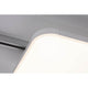 U-Rail LED Schienen Panel Leuchte Campo Nahaufnahme der weißen Leuchte mit blendarmem Licht.