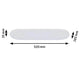 U-Rail Deck LED Panel Weiß mit den Maßen 520 mm x 165 mm x 35 mm, ideal für angenehme Grundbeleuchtung.