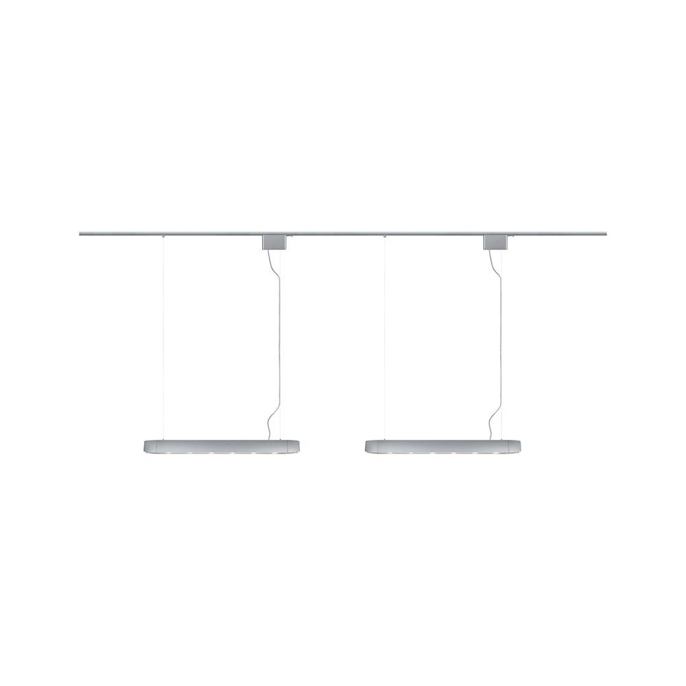 U-Rail Pendant lampe Barre Dimmbar Chrom-Matt