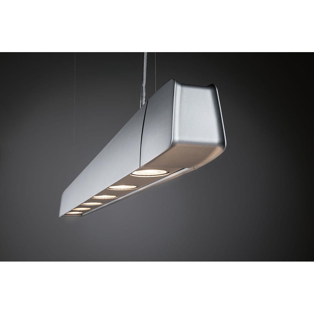 U-Rail Pendant Light Barre Dimmable Chrome Matt