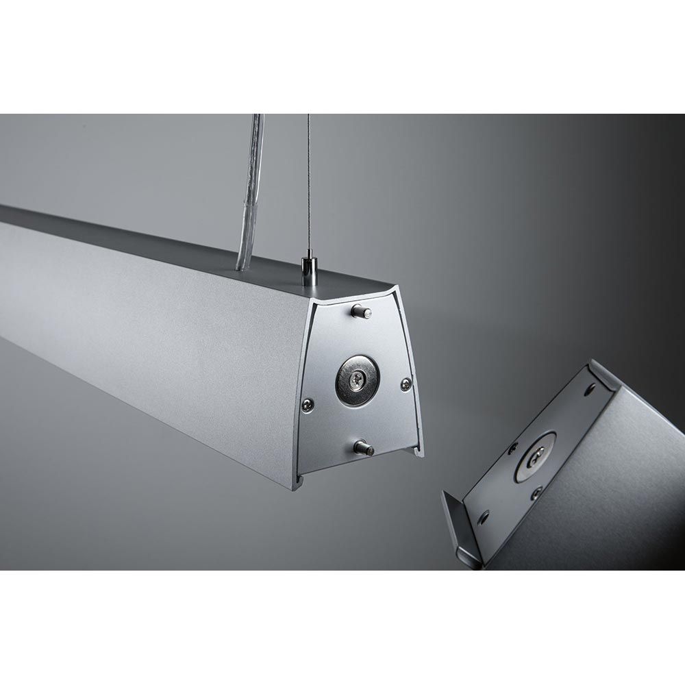 U-Rail Pendant lampe Barre Dimmbar Chrom-Matt