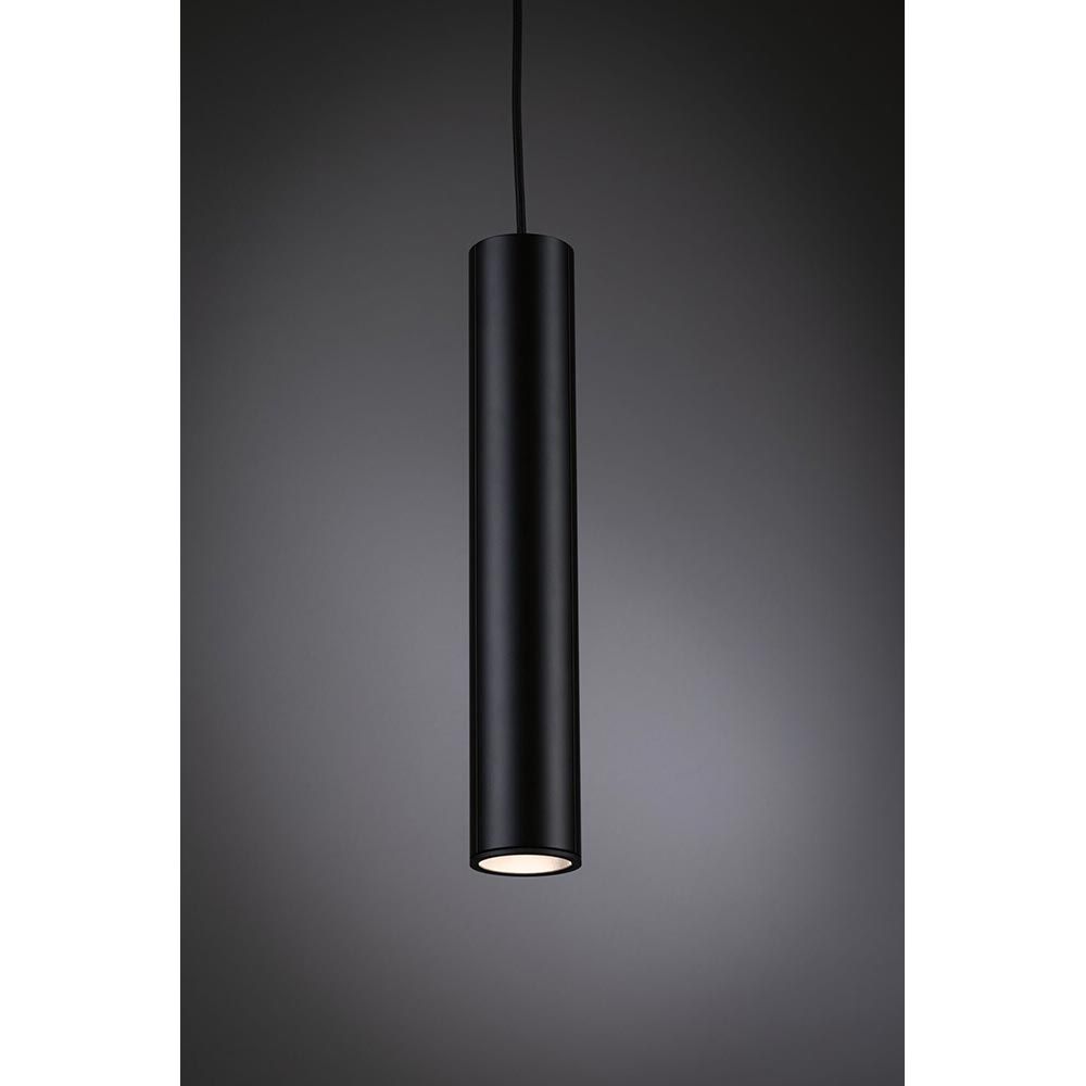 Pendelleuchte Catalejo in Schwarz-Matt, stilvolles und blendfreies Design für Wohnräume.