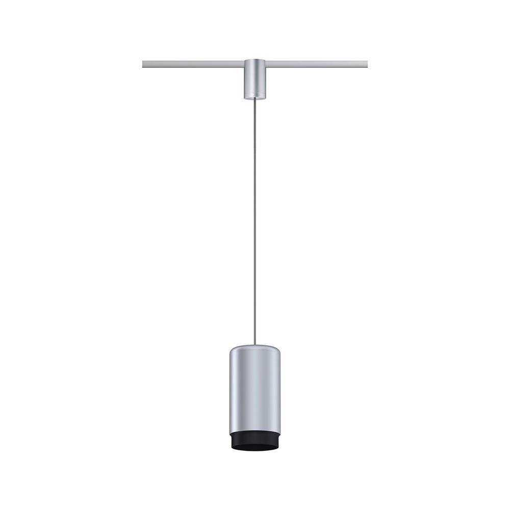 U-Rail-riipuslamppu Corus Chrome-Matt Metal