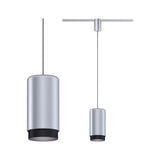 U-Rail-riipuslamppu Corus Chrome-Matt Metal