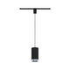 U-Rail Pendelleuchte Corus Dimmbar Schwarz mit schlichter Eleganz und Voll-Aluminium-Korpus.